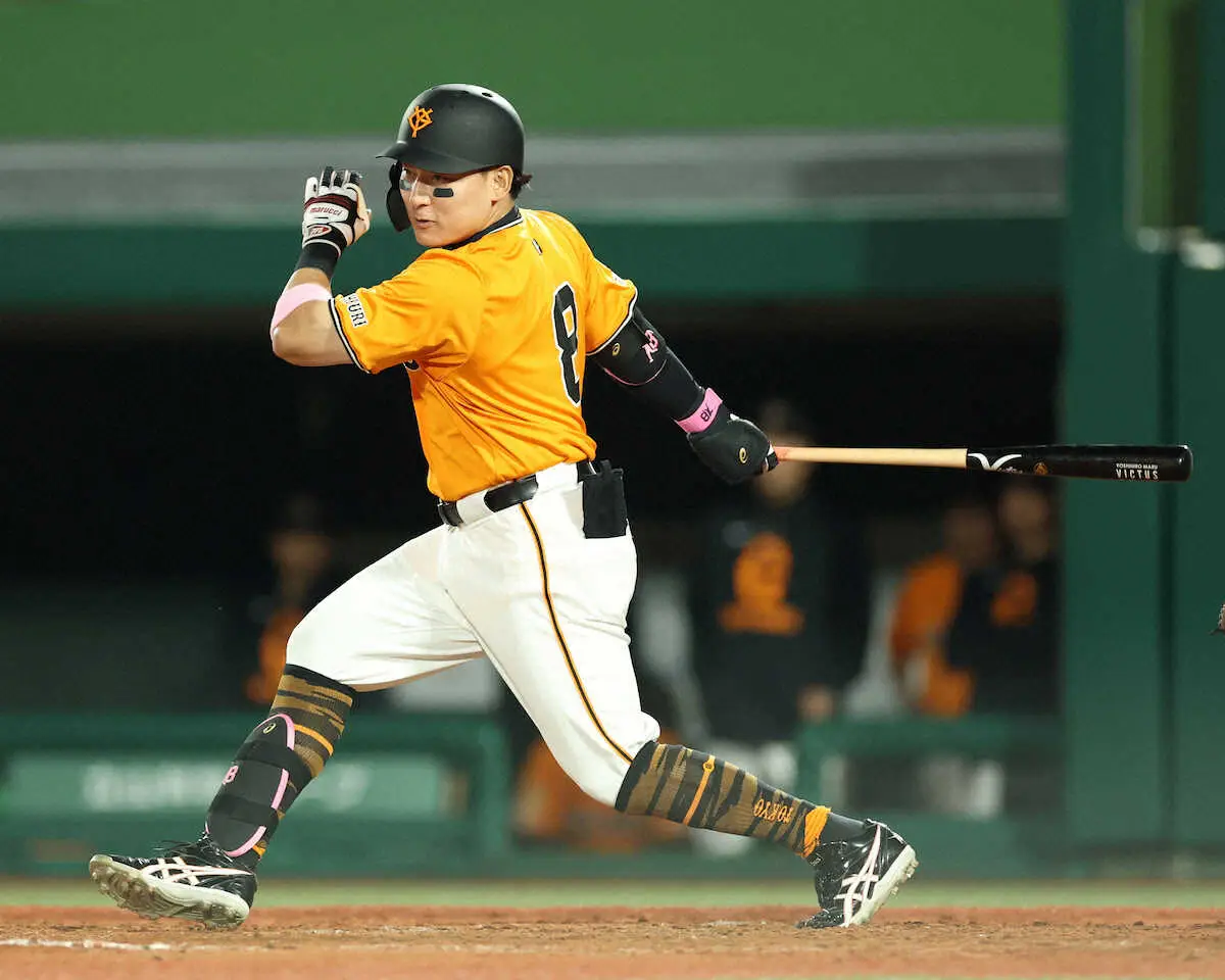 【画像・写真】丸佳浩　初球を「絶対に振ろう」と決めていた　今季初打席で初球安打　支えてくれた人たちにささげる