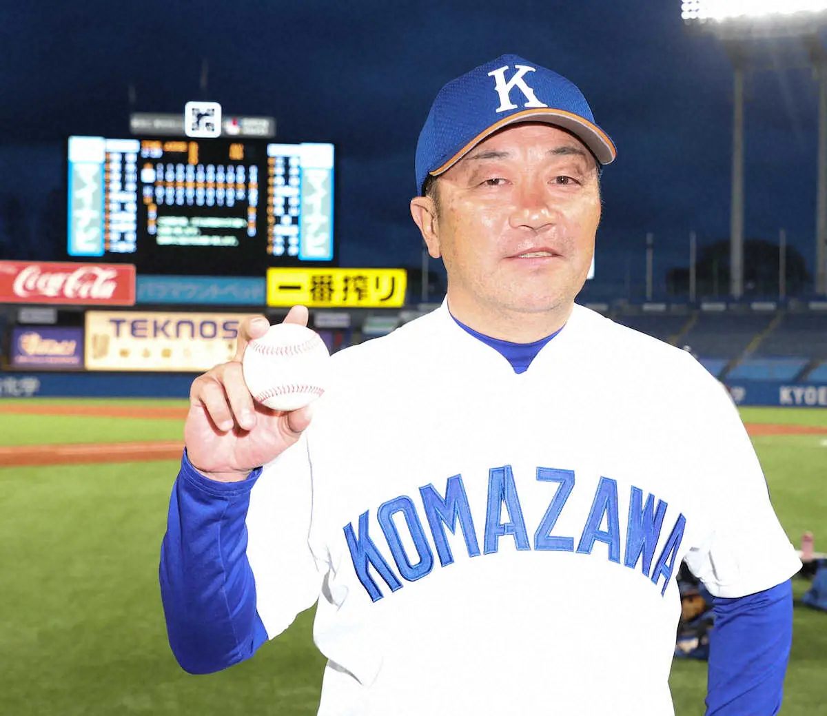 【画像・写真】駒大　専大とのプレーオフ決定　香田監督「やれることはやれた。淡々と進めていく」