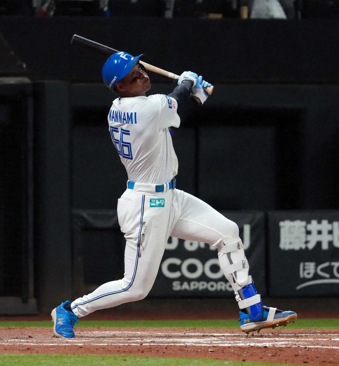 【画像・写真】トップ譲らん！日本ハム・レイエス&万波が10号そろい踏み　特大弾も「ホントニチョットオコッテル」