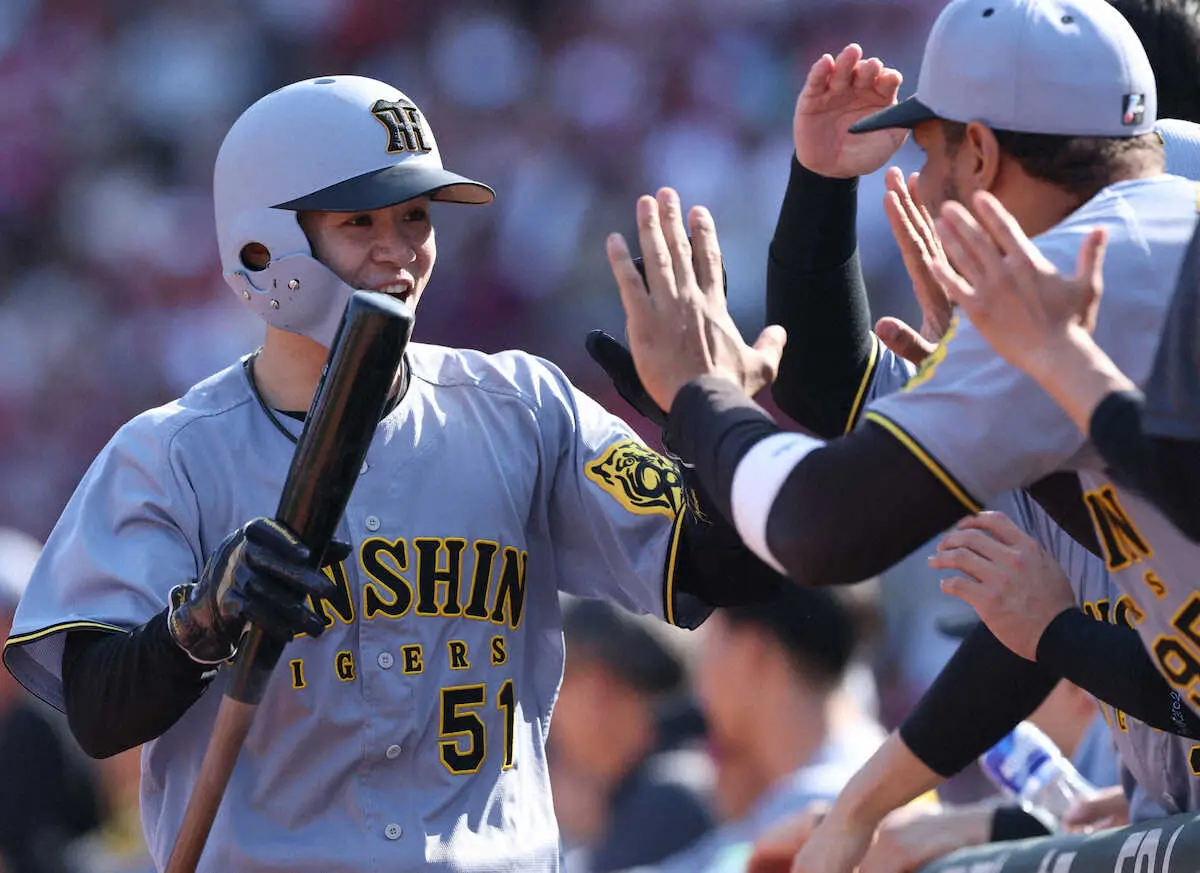 【画像・写真】阪神　接戦制して今季最多の貯金9　木浪V撃＆大竹2勝目