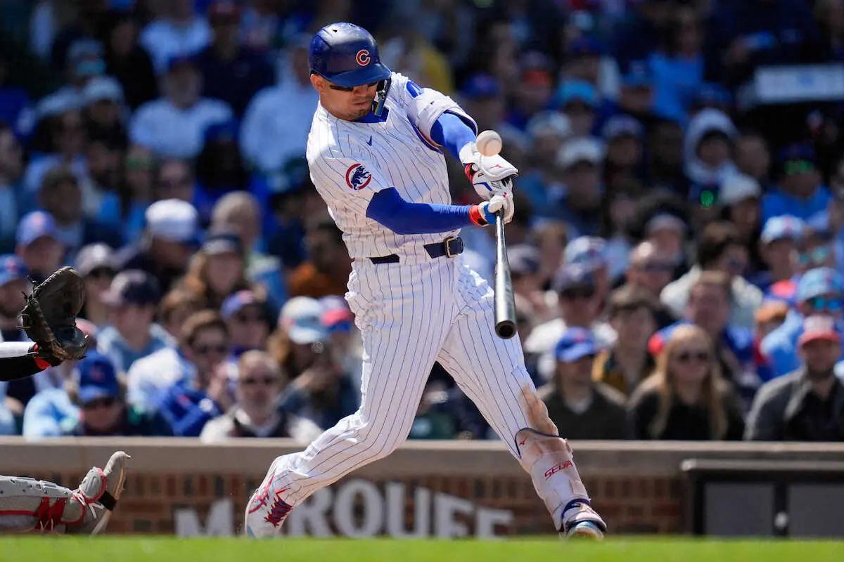 【画像・写真】カブス・鈴木誠也　メジャーで自己最長更新の11試合連続安打