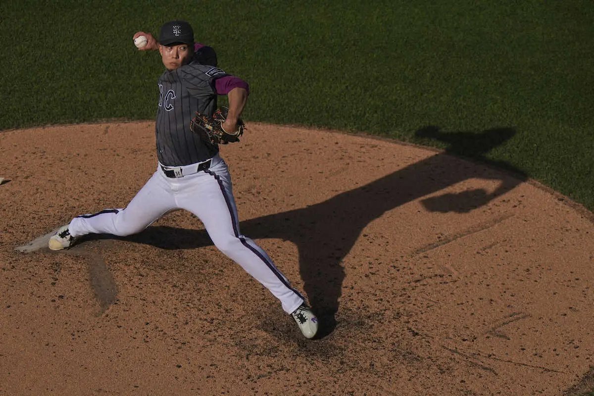 【画像・写真】千賀滉大　7回途中2安打2失点で6勝目権利　防御率1.60はリーグトップ　本拠ファンは総立ちで拍手