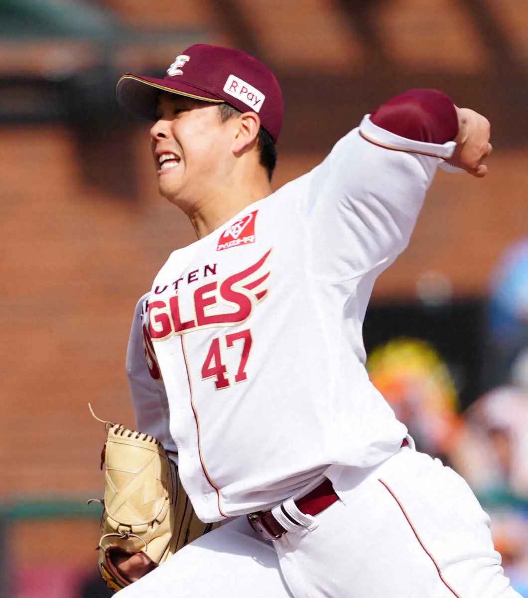 【画像・写真】楽天・藤井が2軍戦を挟んで2連勝。お立ち台で「2年連続交流戦優勝」を誓う