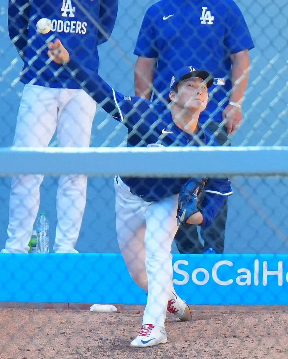 【画像・写真】ドジャース・山本由伸　1日のヤンキース戦に先発　28日股関節違和感もロバーツ監督「大丈夫だ」