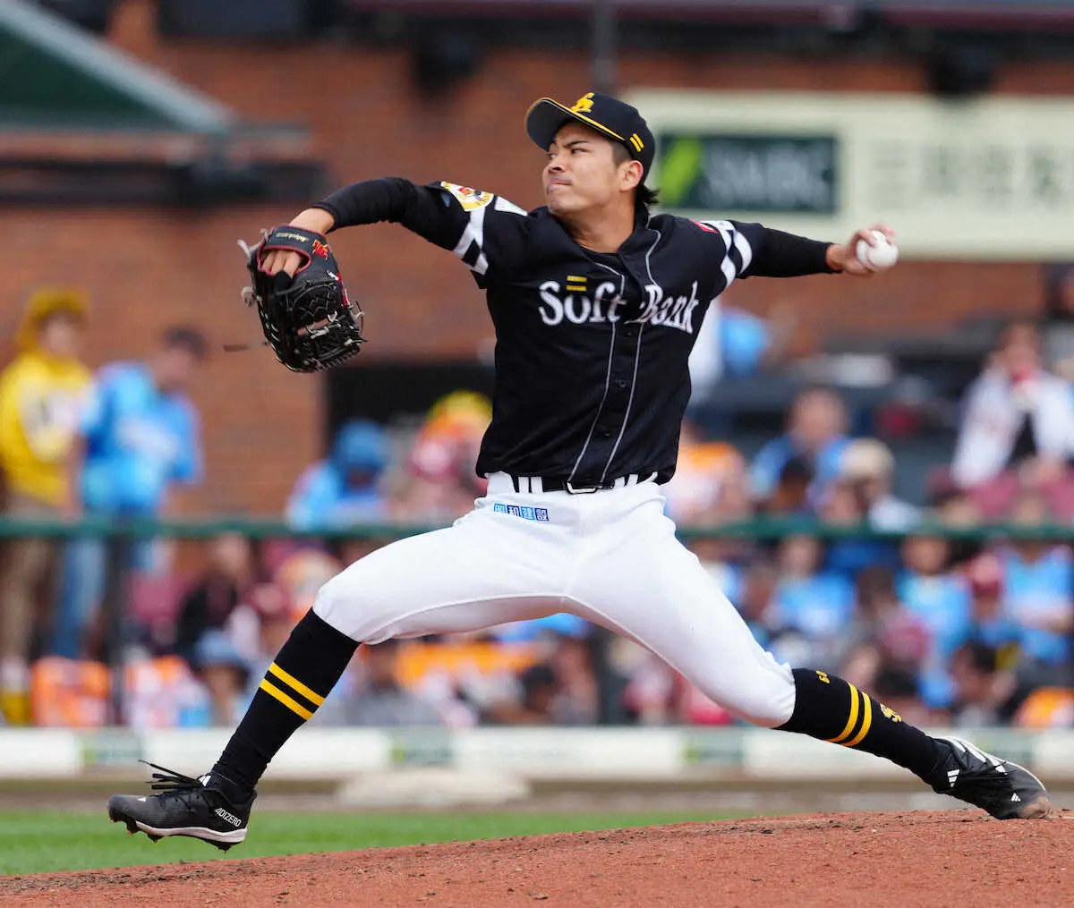 【画像・写真】鷹の稼頭央が1回無失点デビュー　ソフトバンク・大野「自信になりました！」