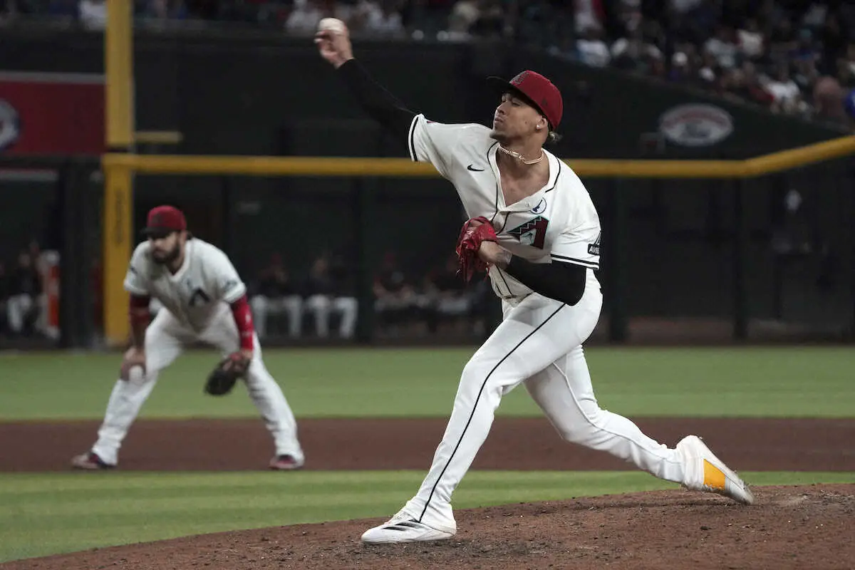 【画像・写真】ダイヤモンドバックスの新星マルティネス　100マイル台の速球と予測不能な揺れるスプリットで今季4S目