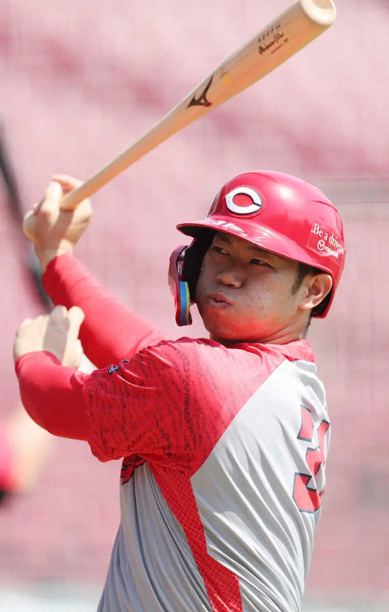 【画像・写真】広島・坂倉　元同僚との対戦に気合　新井監督は坂倉をDH候補「足を使うチームなら、サクがDHかも」