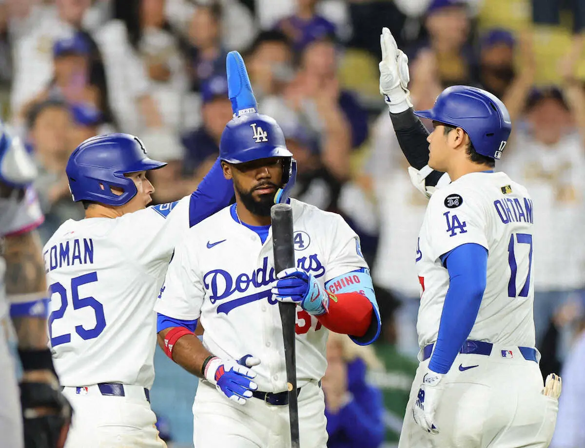 【画像・写真】大谷翔平　第5打席は守護神から起死回生の同点犠飛　7回に長嶋茂雄さんへ捧げる両リーグトップタイ23号