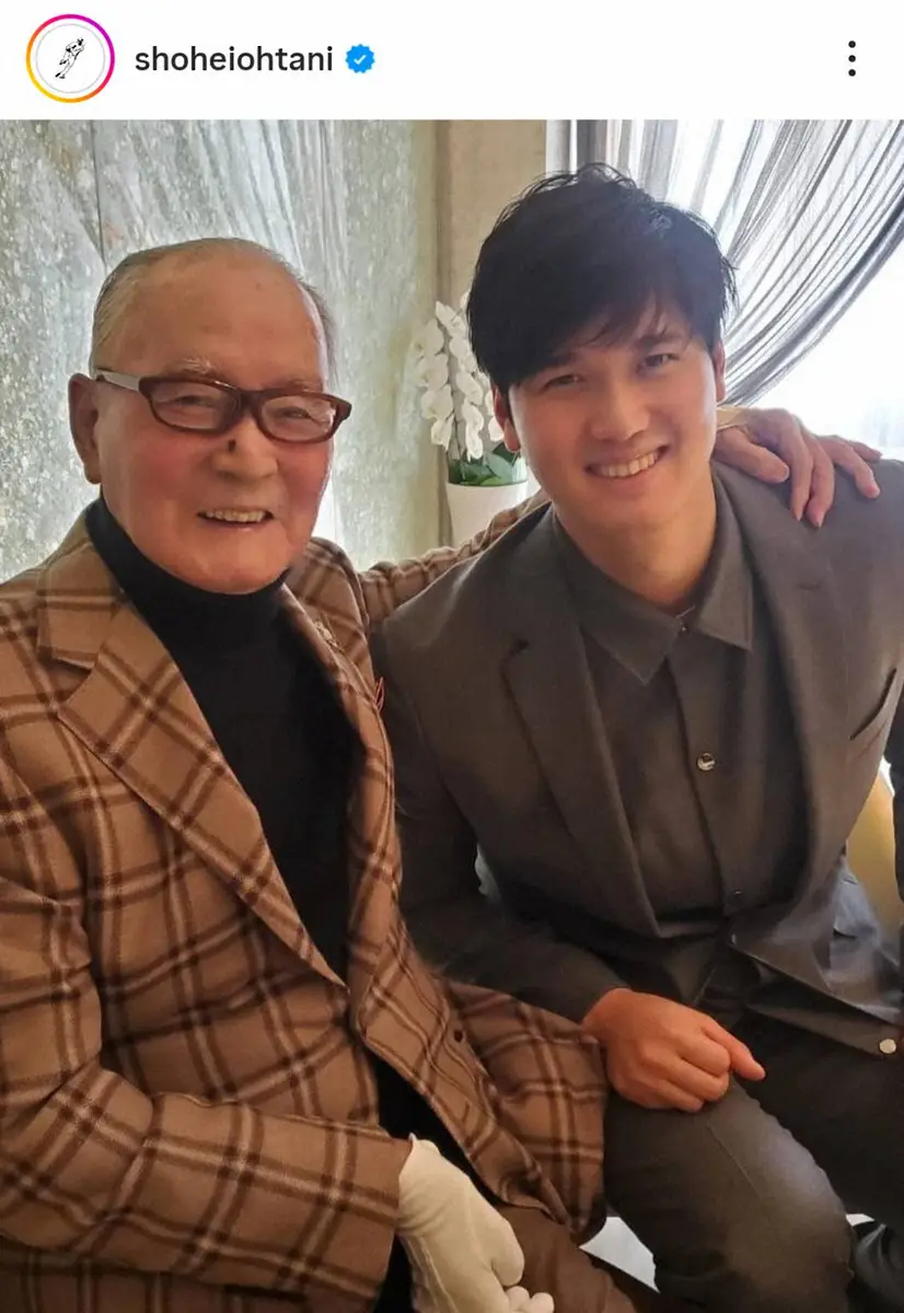 【画像・写真】大谷翔平のインスタグラム（＠shoheiohtani）から
