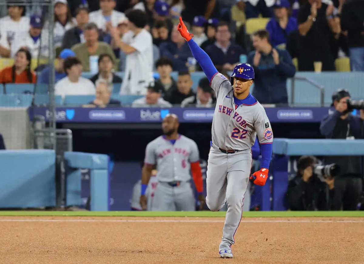 【画像・写真】ソト　大谷翔平との巨額契約スター対決で意地の2ラン　鳴り物入りで入団も精彩欠き地元からも批判