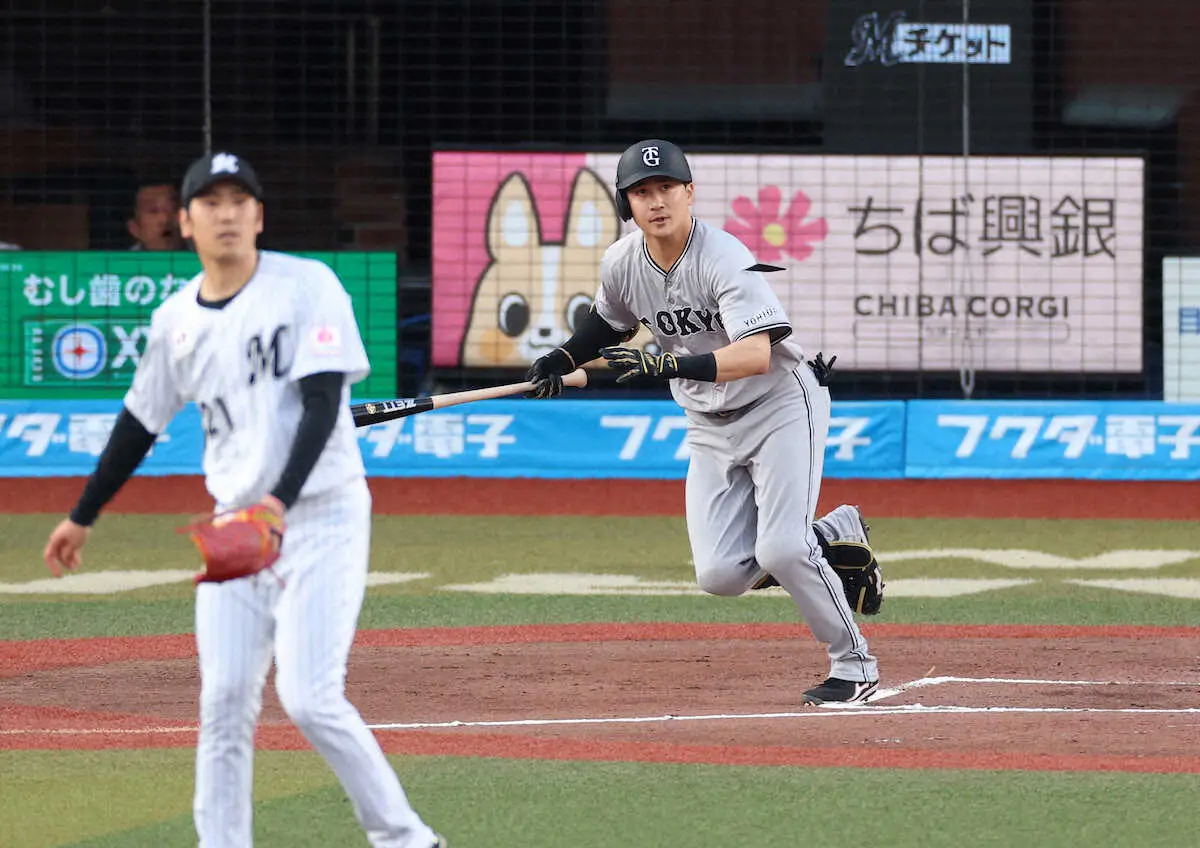 【画像・写真】巨人・泉口　首位打者浮上！4打数2安打で打率.306「常に後ろにつなぐということだけ考えて打席に」