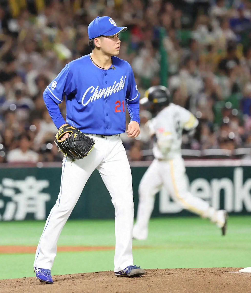 【画像・写真】中日・金丸　「反省するところは反省して次に向けて調整したい」自己最多107球　2敗目も前向く