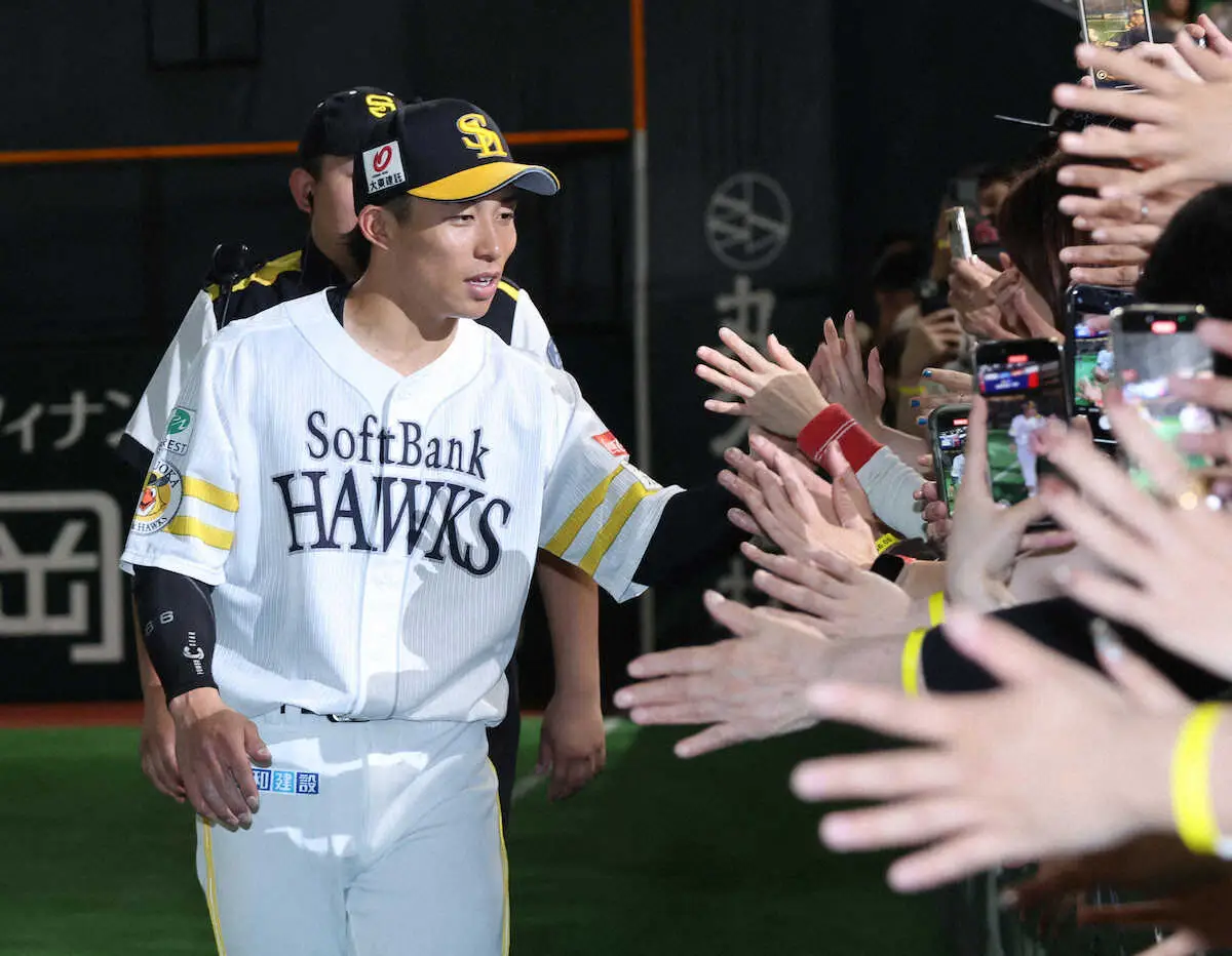 【画像・写真】ソフトバンク・野村「打撃投手が本気で空振りを取りに…」試合前から“真剣勝負”