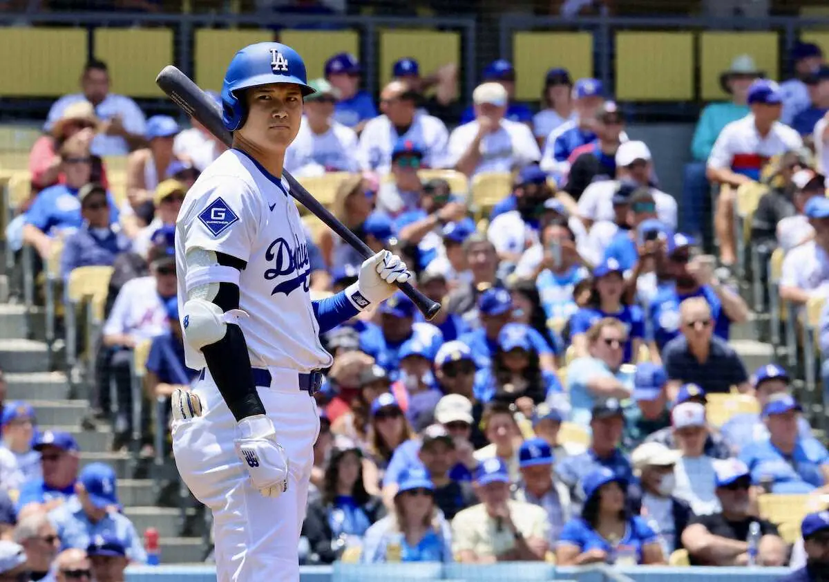【画像・写真】大谷翔平　第2打席で中前打！ベッツ＆スミス適時打など3点の反撃演出　ド軍ナックは3回までに4失点