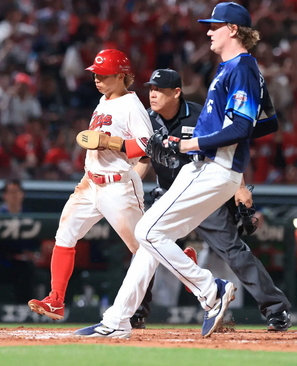 【画像・写真】西武バッテリーがノーヒットで勝ち越し許す