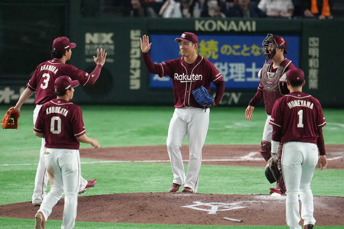 【画像・写真】楽天・則本が4月20日以来の6セーブ目　開幕守護神も不調で中継ぎへ「最近は状態が良かったので」