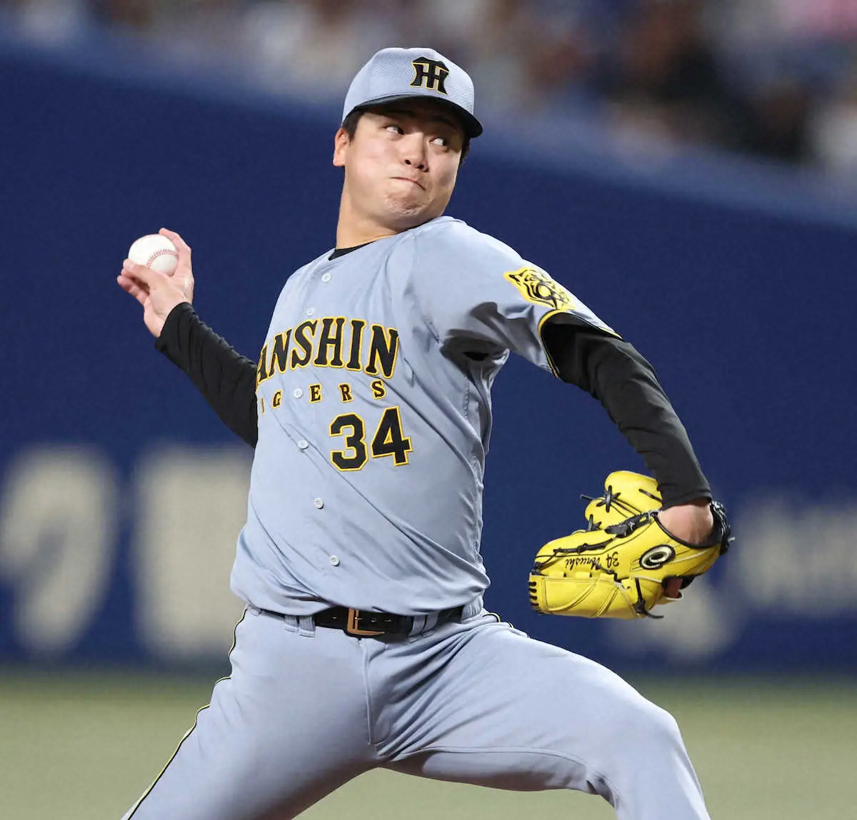 【画像・写真】阪神・漆原が1軍の試合前練習に合流　6日は2軍戦で1回無失点、3者連続三振