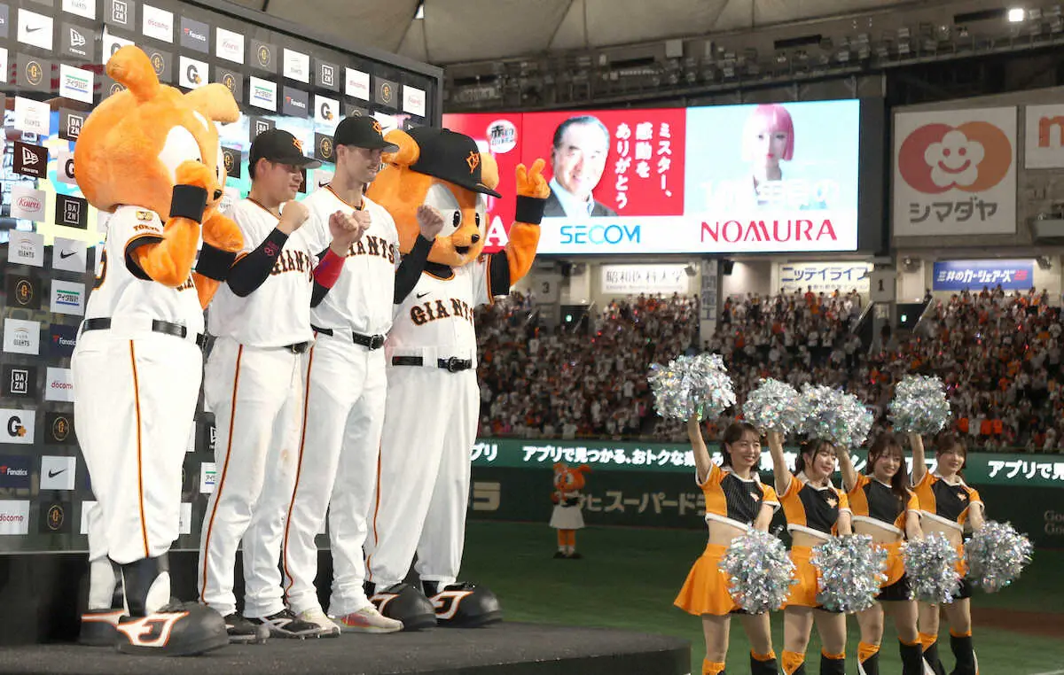 【画像・写真】巨人・増田陸「ほんとに勝てて良かったと思います」　ガッツマンが届けた！長嶋さんへ待望弔い星