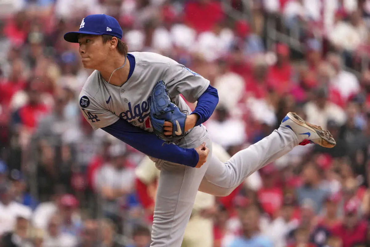 【画像・写真】ドジャース・山本由伸　6回4安打無失点9奪三振も援護ないまま降板　今季7勝目はおあずけ