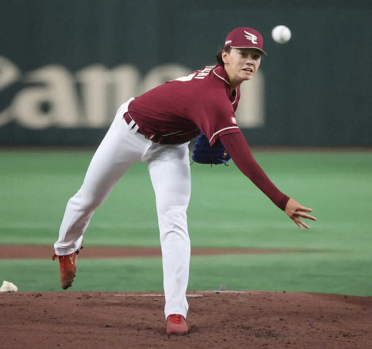 【画像・写真】楽天・大内がプロ初登板で好投　191センチ長身をバネのように使い投球「通用するのが少し分かった」