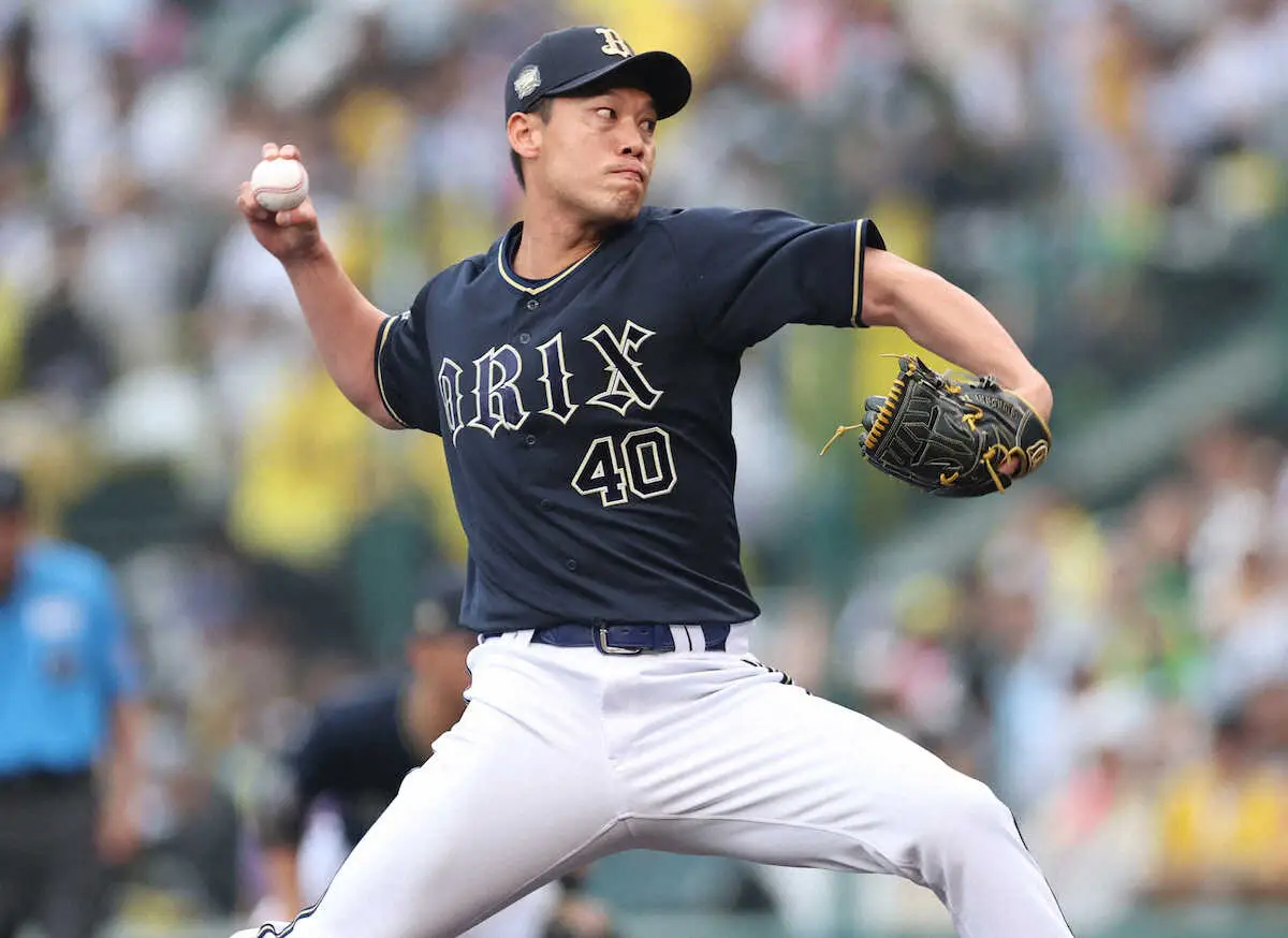 【画像・写真】オリックス　中日から金銭トレードの岩崎が移籍後初登板　連続で3球三振奪うなど阪神打線を3者凡退に