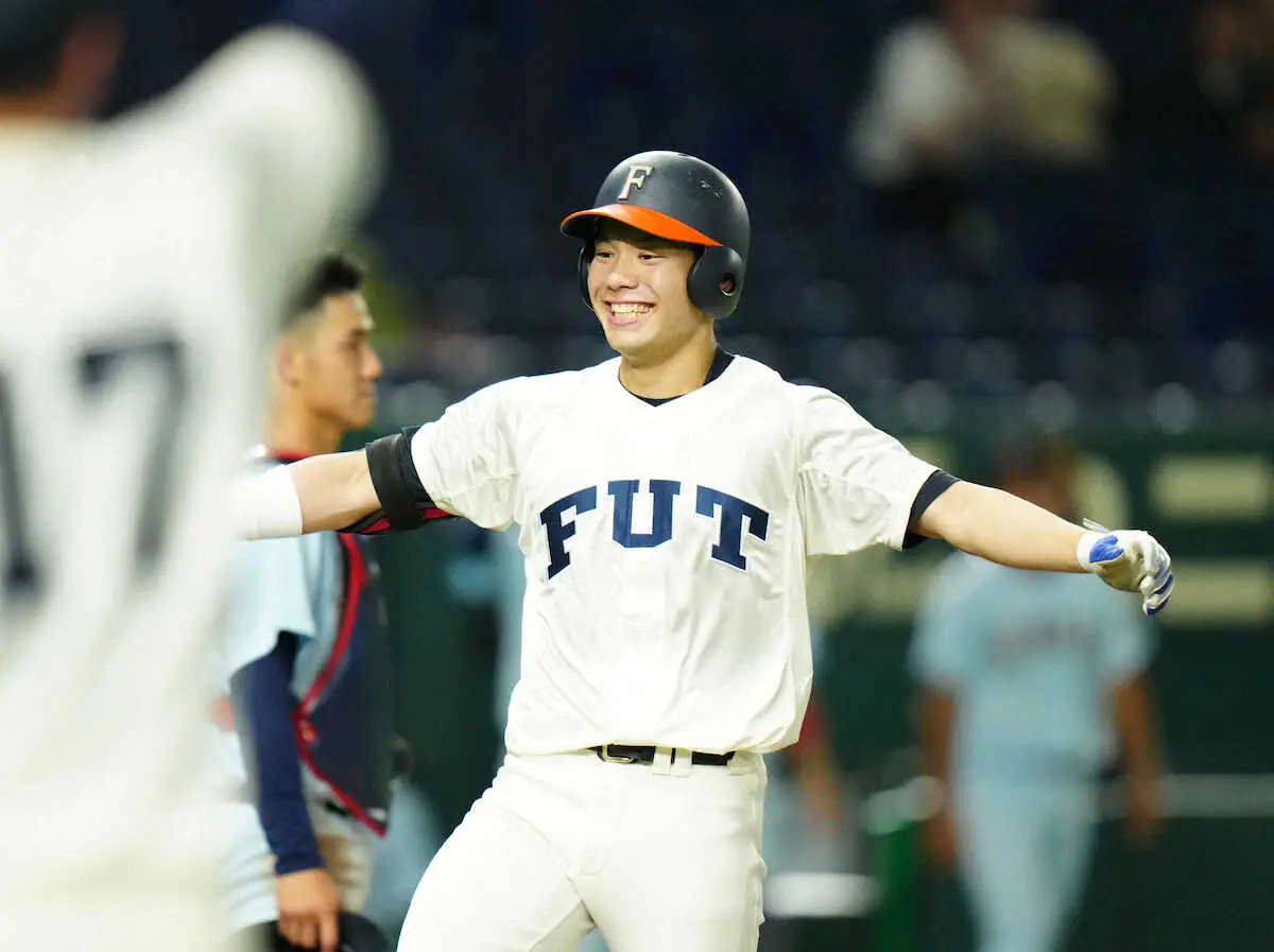 【画像・写真】【大学選手権】福井工大が2回戦進出　高松主将は野球人生初めてサヨナラ弾!!