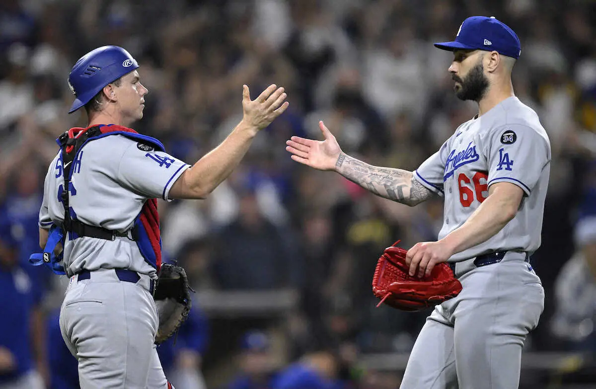 【画像・写真】ド軍スコット「特別意識せず」も古巣パ軍から今季12セーブ目　5月は防御率7点台も6月は1点台と復調