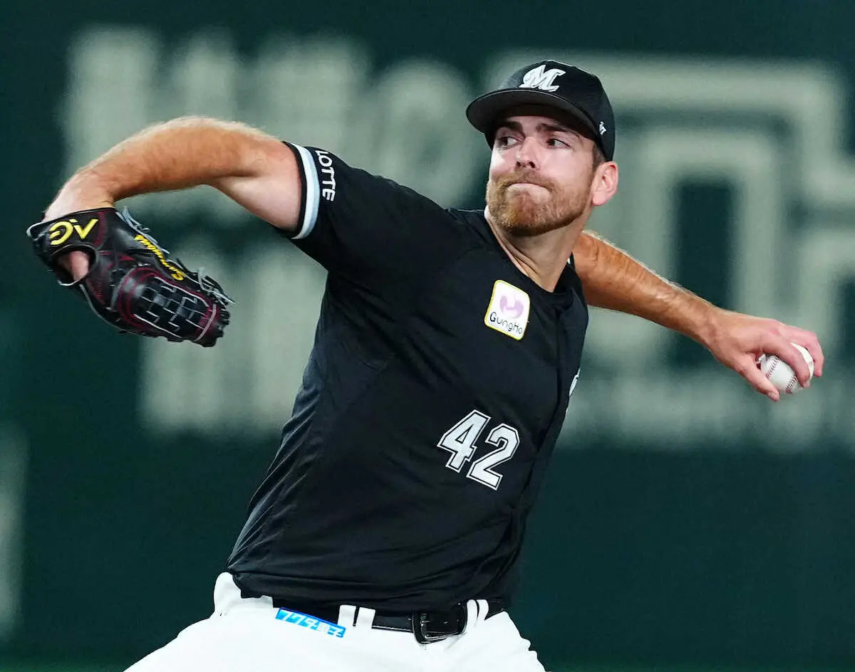 【画像・写真】ロッテ・サモンズ　10日広島戦に先発「流れを引き寄せ、連敗を止めたい」