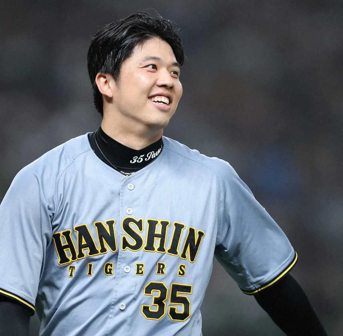 【画像・写真】阪神　6回1死満塁、大ピンチに才木が踏ん張り、中村剛、源田をアウトに仕留める