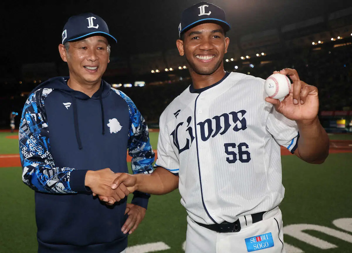 【画像・写真】西武　助っ人右腕ラミレスが来日初勝利　14試合連続無失点と安定感抜群で「日本は本当に大好きな国」