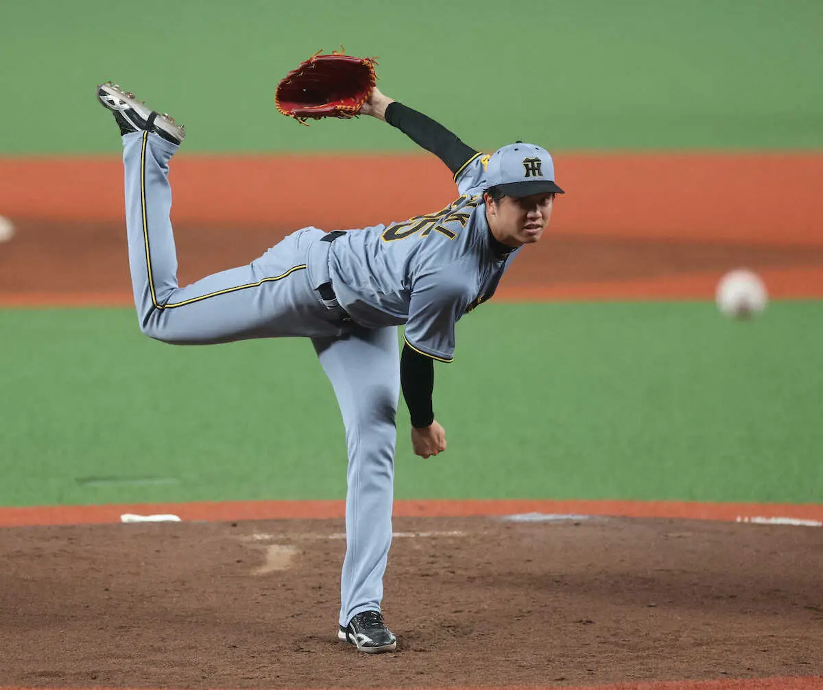 【画像・写真】＜西・神（1）＞阪神先発の才木（撮影・篠原岳夫）