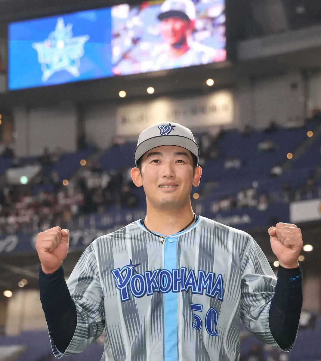 【画像・写真】DeNA・山本「魔の水曜日」呪縛解いた!地元京セラドームで決勝二塁打　チーム交流戦首位タイ導いた