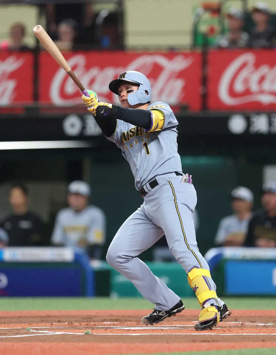 【画像・写真】阪神・森下　初回に先制弾でセ1位タイ46打点も4回に痛恨の後逸…「次はないように」猛省