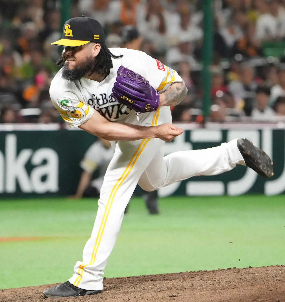 【画像・写真】ソフトバンク・オスナ“守護神交代”から再出発の零封「いつ呼ばれてもいいように準備していた」