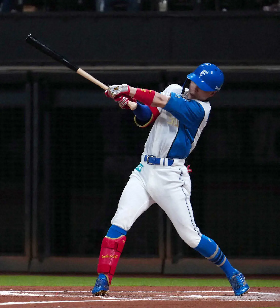 【画像・写真】日本ハム・五十幡が三塁打×2「状態は良い」　3回には「あるかなとは思っていた」重盗作戦“成功”