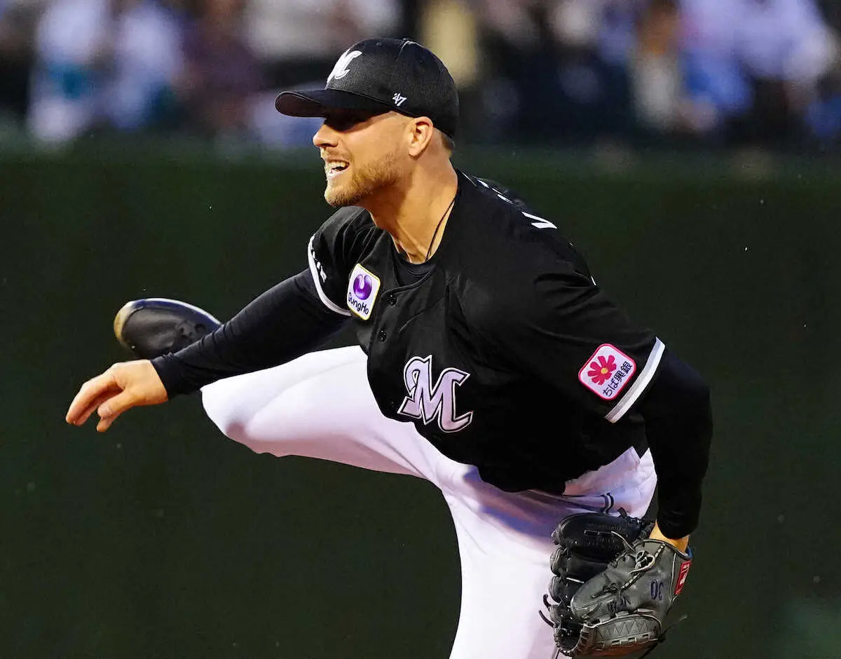 【画像・写真】ロッテ・ボス　15日ヤクルト戦に先発「最高の父の日に」