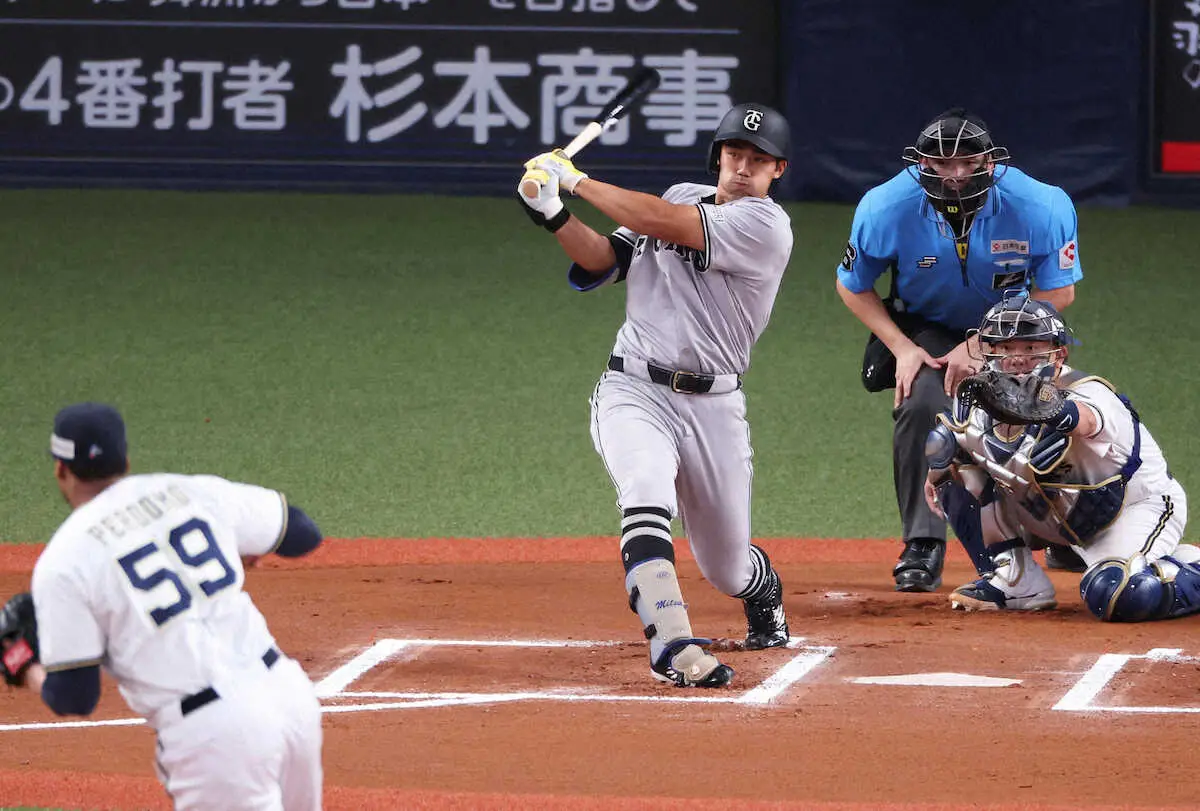 【画像・写真】巨人・三塚琉生　いきなりDHスタメンでプロデビューも“ホロ苦”宮城大弥に3打席3三振