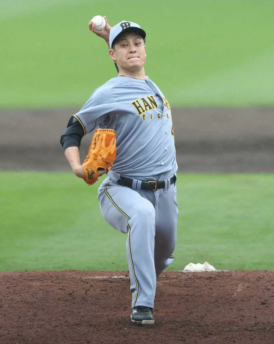 【画像・写真】阪神・大竹　粘投1失点も3勝目お預け　5回降板には「そこで任せてもらえるようにしていきたい」
