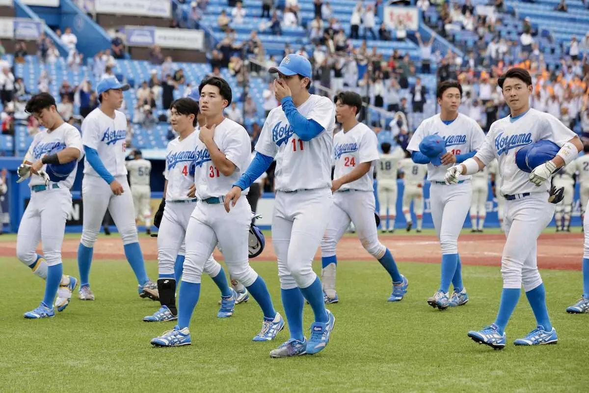 【画像・写真】青学大　史上初の3連覇ならず　エース中西夢散「全ては僕の責任」