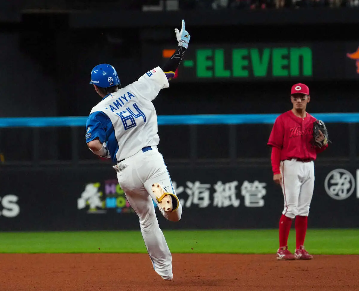 【画像・写真】ミラクル新庄日本ハム　延長サヨナラ勝利！0―7から大逆転　田宮が2号決勝ソロ
