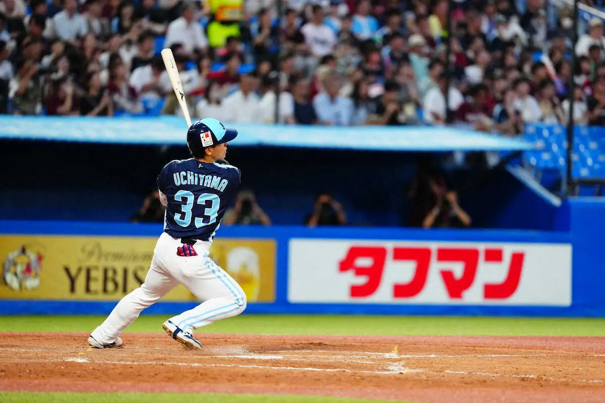 【画像・写真】ヤクルト　今季3度目の死闘ドロー　内山は2打席連続適時打、自身初となる2試合連続の3打点