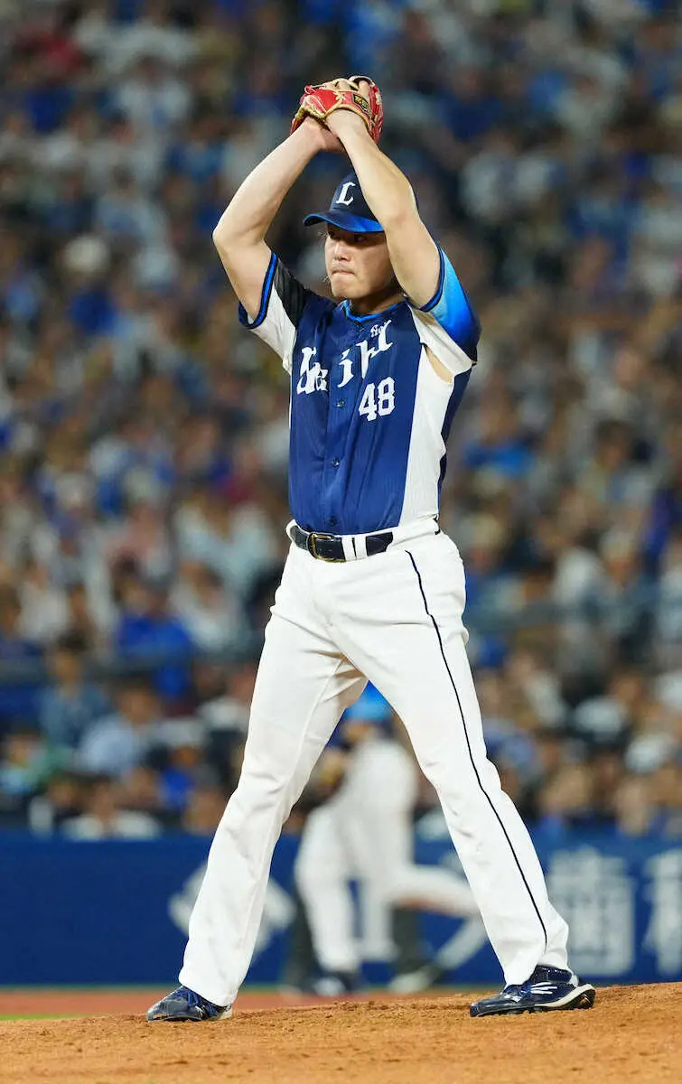 【画像・写真】西武・今井達也　バウアーとの投げ合いでソードセレブレーション披露　