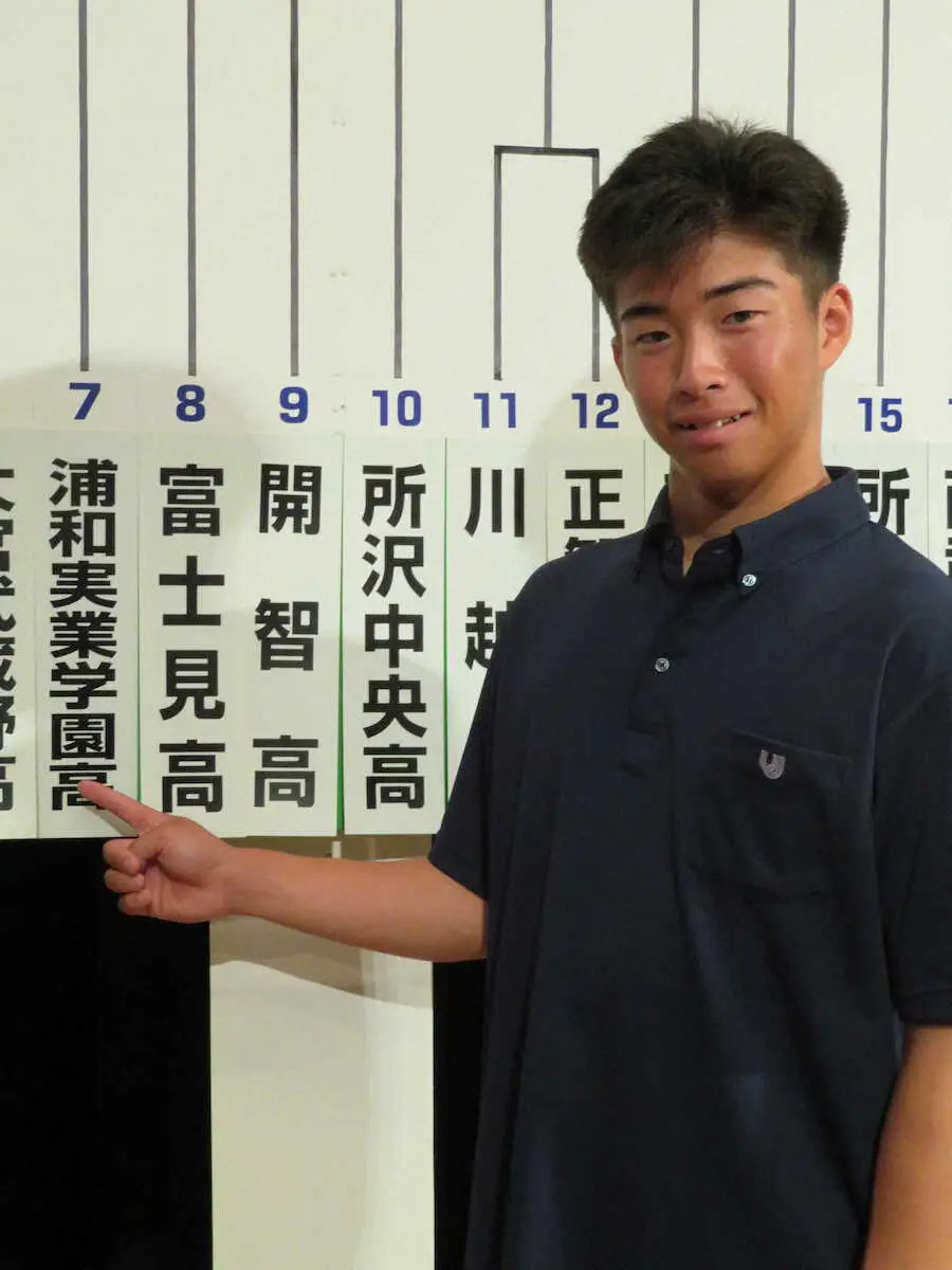 【画像・写真】選抜4強・浦和実　小野主将はノーシードからも「守りを固めて」