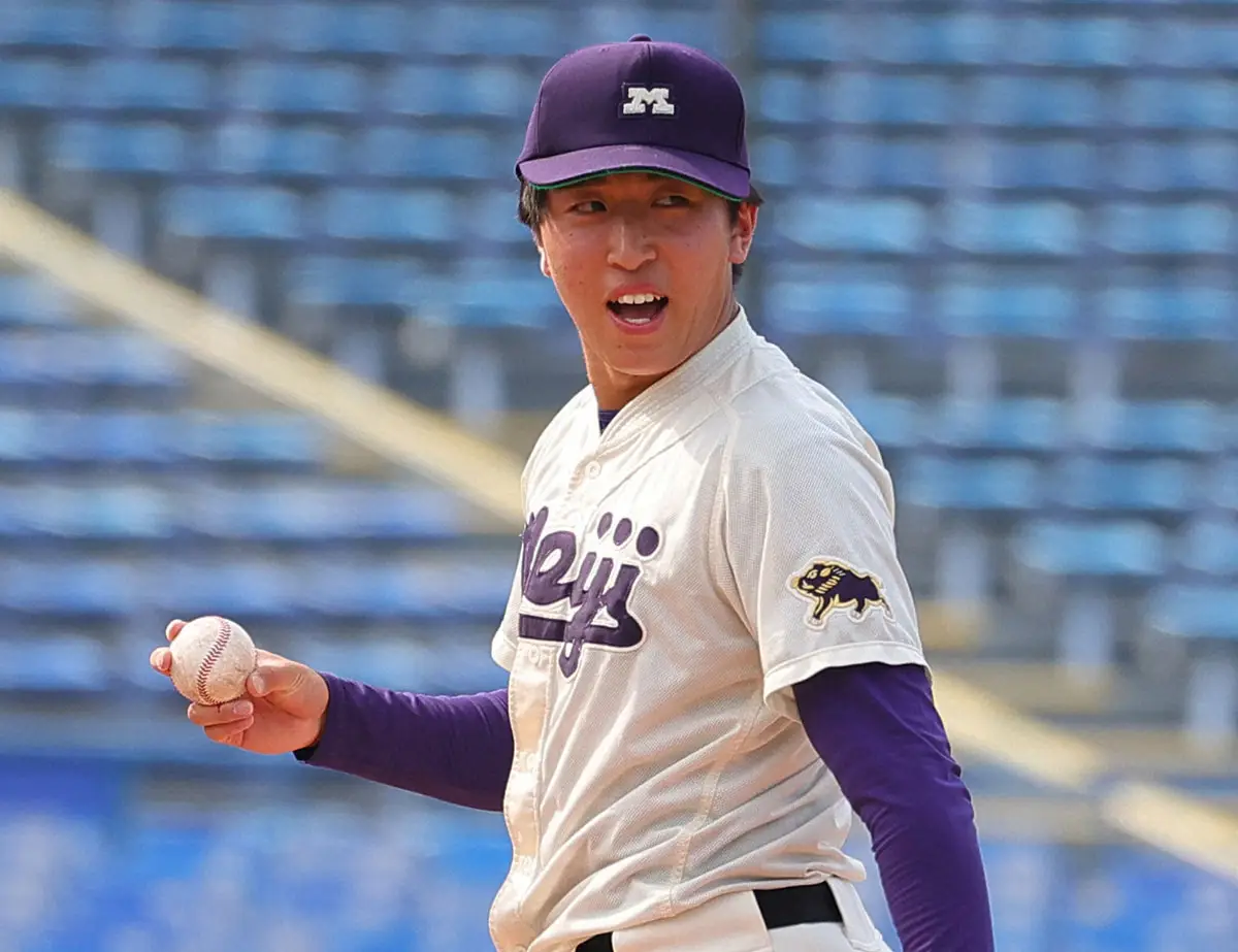 【画像・写真】明大・湯田対慶大は甲子園Vメンバー