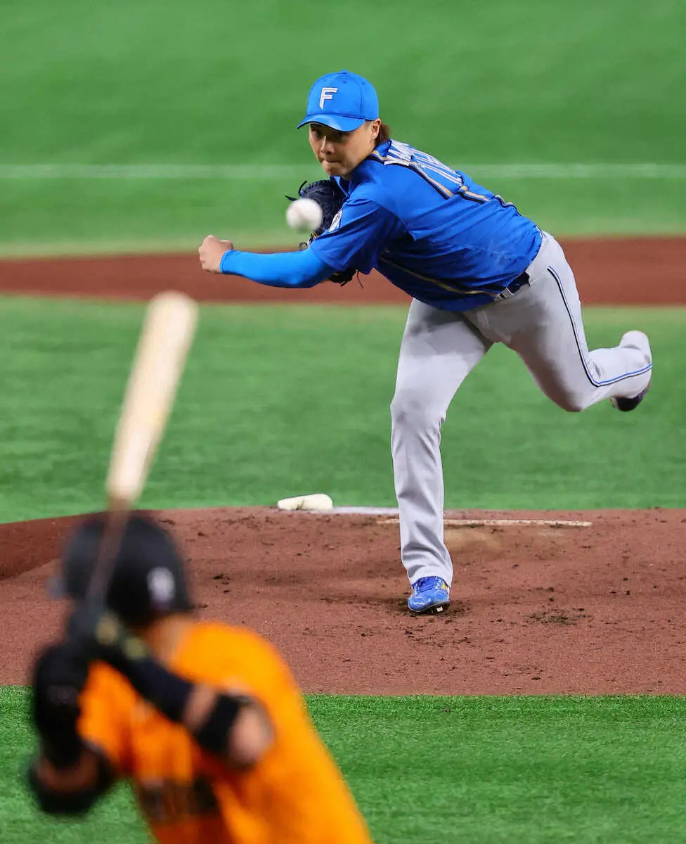 【画像・写真】日本ハム　先発・山崎福也6回1失点で降板「粘って投げられた」6番起用の打撃は3打数無安打　