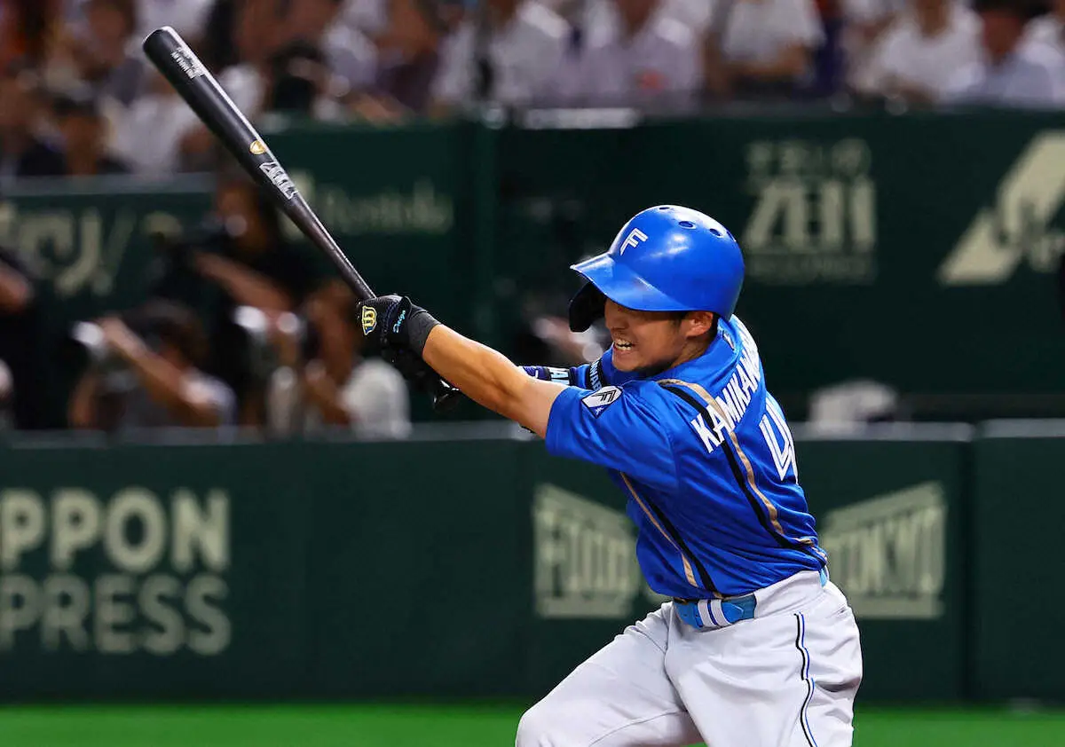 【画像・写真】3連勝中の日本ハム　また先制！　5回に8番・上川畑「気持ちで打ちました」しぶとく右前適時打　