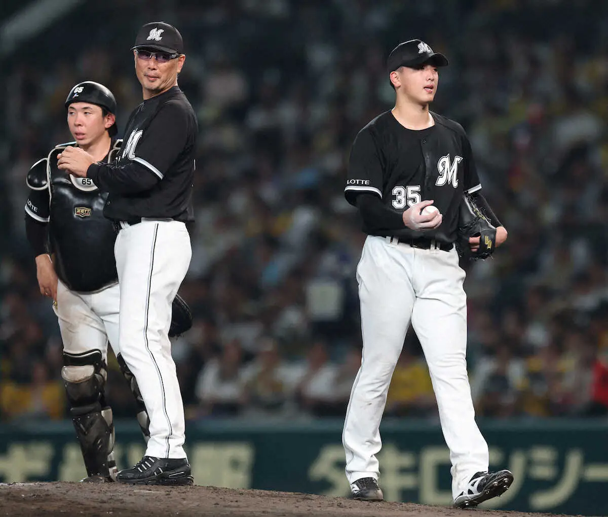 【画像・写真】ロッテ・田中晴　1イニング3暴投…5回途中3失点で4敗目「シンプルに技術不足。悔しさしかない」