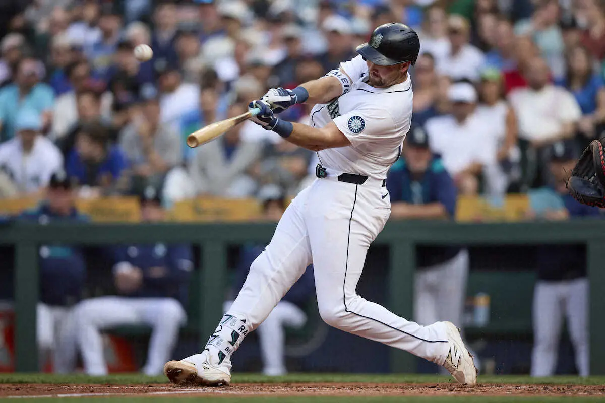 【画像・写真】マリナーズ・ローリー　両リーグ単独トップ27号満塁弾など3安打6打点