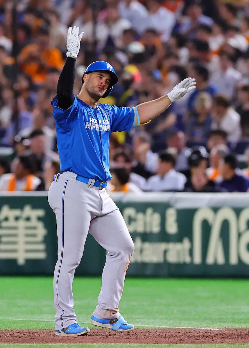 【画像・写真】日本ハム・マルティネス　75日ぶりスタメン復帰で4安打大暴れ「こういう活躍をするために調整してきた」