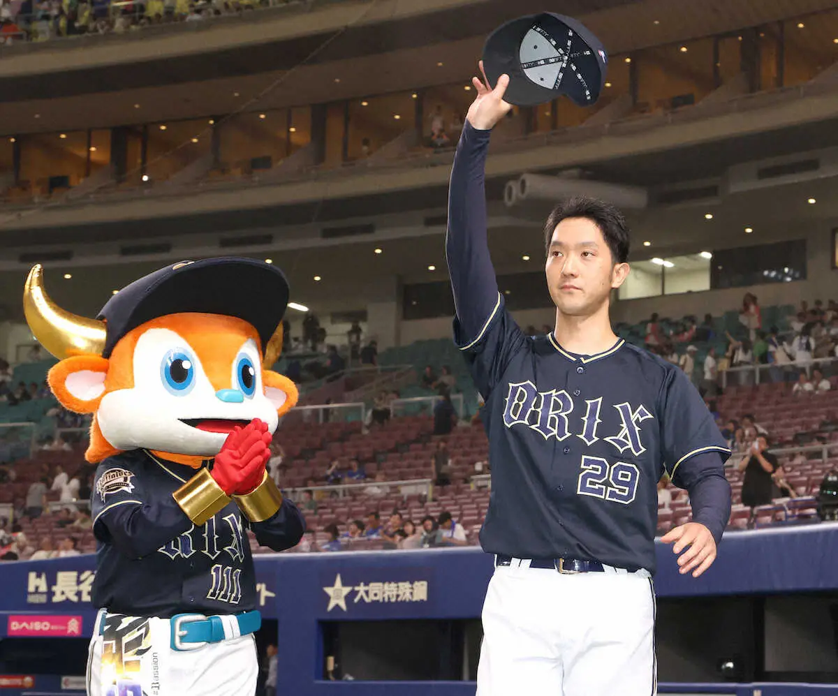 【画像・写真】オリックス・田嶋　第1子誕生公表後初登板飾る!遅球駆使し竜退治「いろんな球でゾーンで勝負できている」